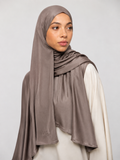 Hijab Jersey Premium Luxe - Taupe