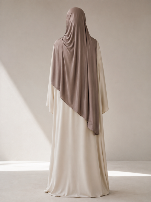 Hijab Jersey Premium Luxe - Taupe